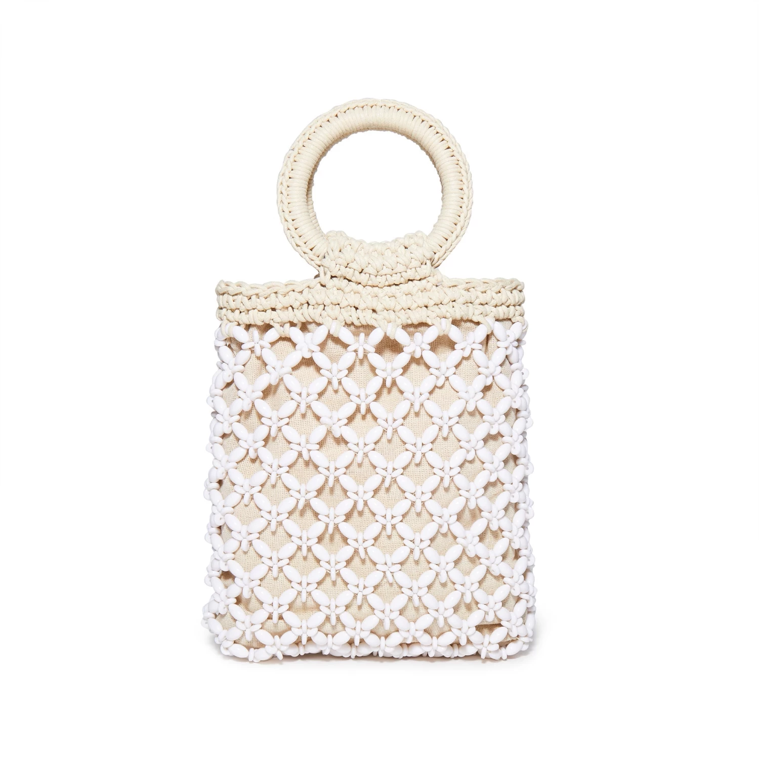 BEACHCOMBER BEADED CROCHET MINI TOTE - Image 6