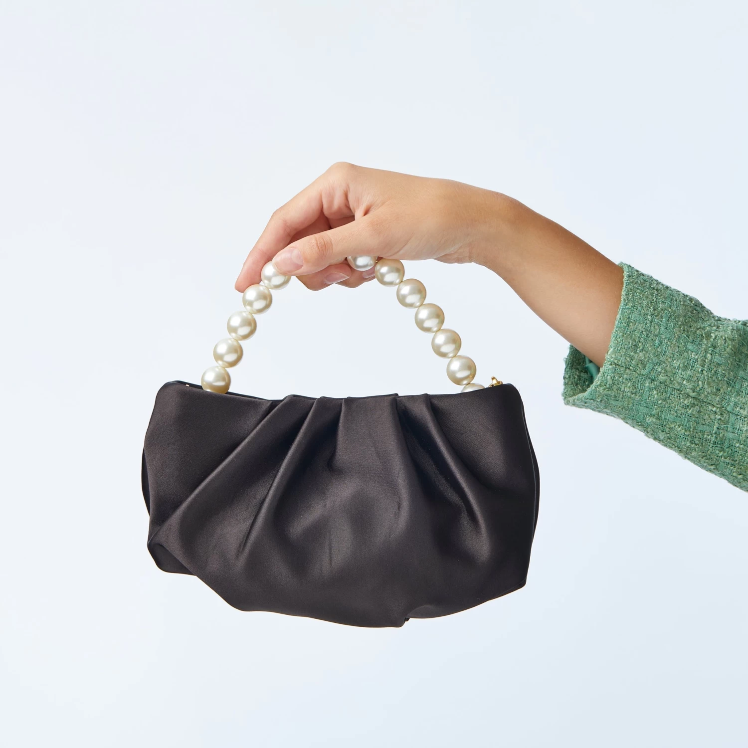 JET MARLOWE SATIN EVENING POUCH - Image 4