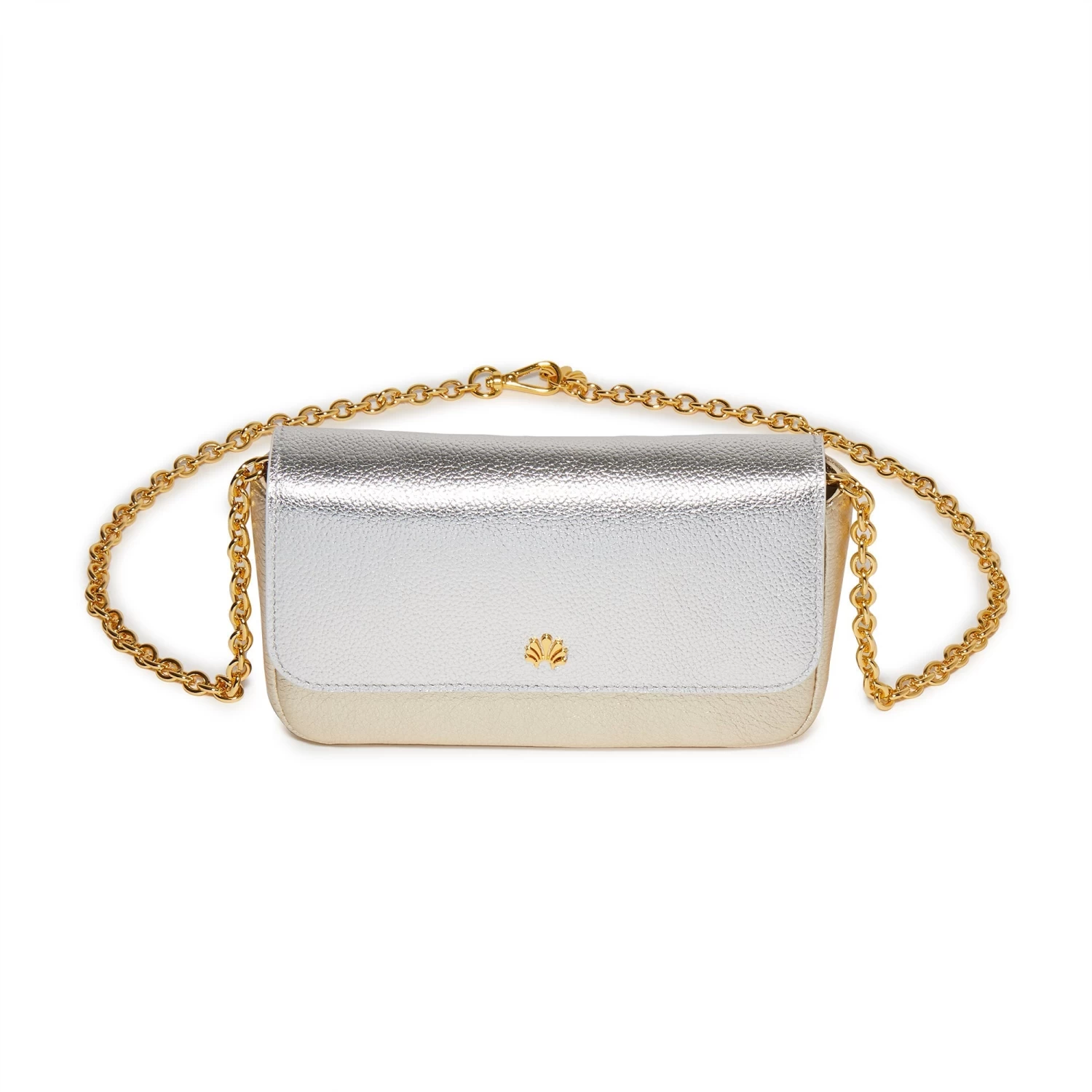 MIXED METALLIC BELEN COLORBLOCK BELT BAG
