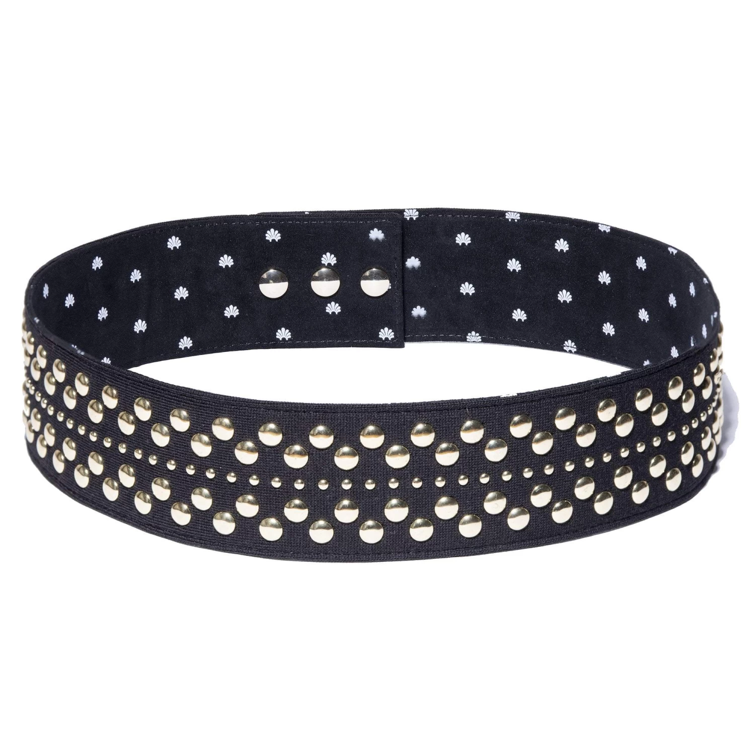 ALL OVER EMBELLISHED SNAP BELT