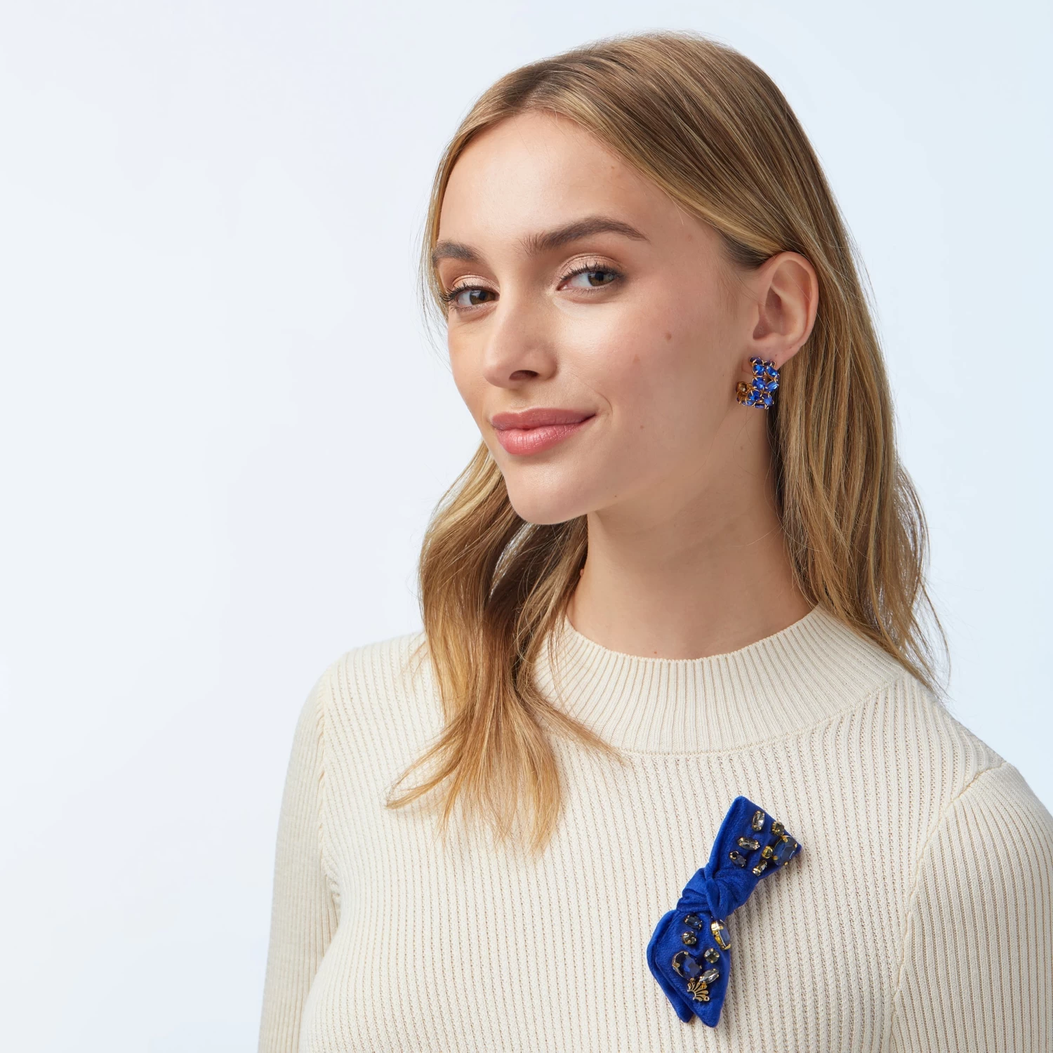 BLUE EMBELLISHED AWARENESS RIBBON - Image 2