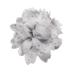 LELE X SJP ANTHRACITE PEONY BROOCH