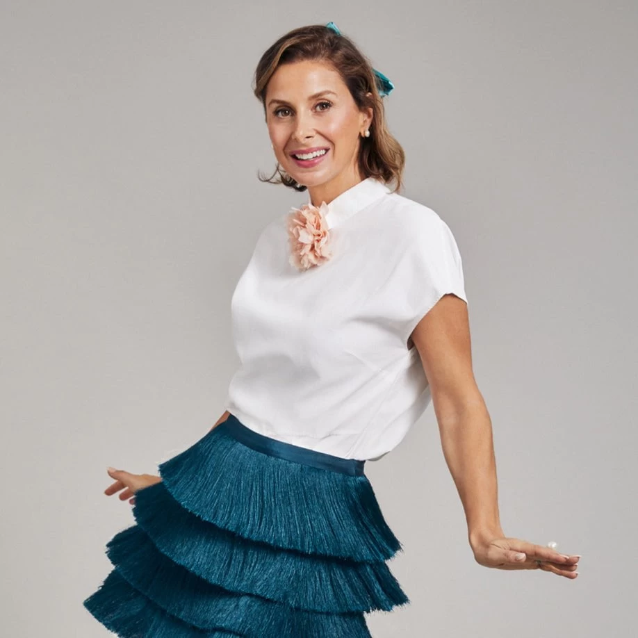 LELE X SJP BLUSH PEONY BROOCH - Image 2