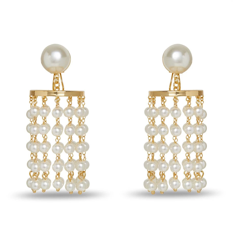 PEARL CHANDELIER EARRINGS