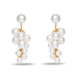PEARL GRAPE EARRINGS