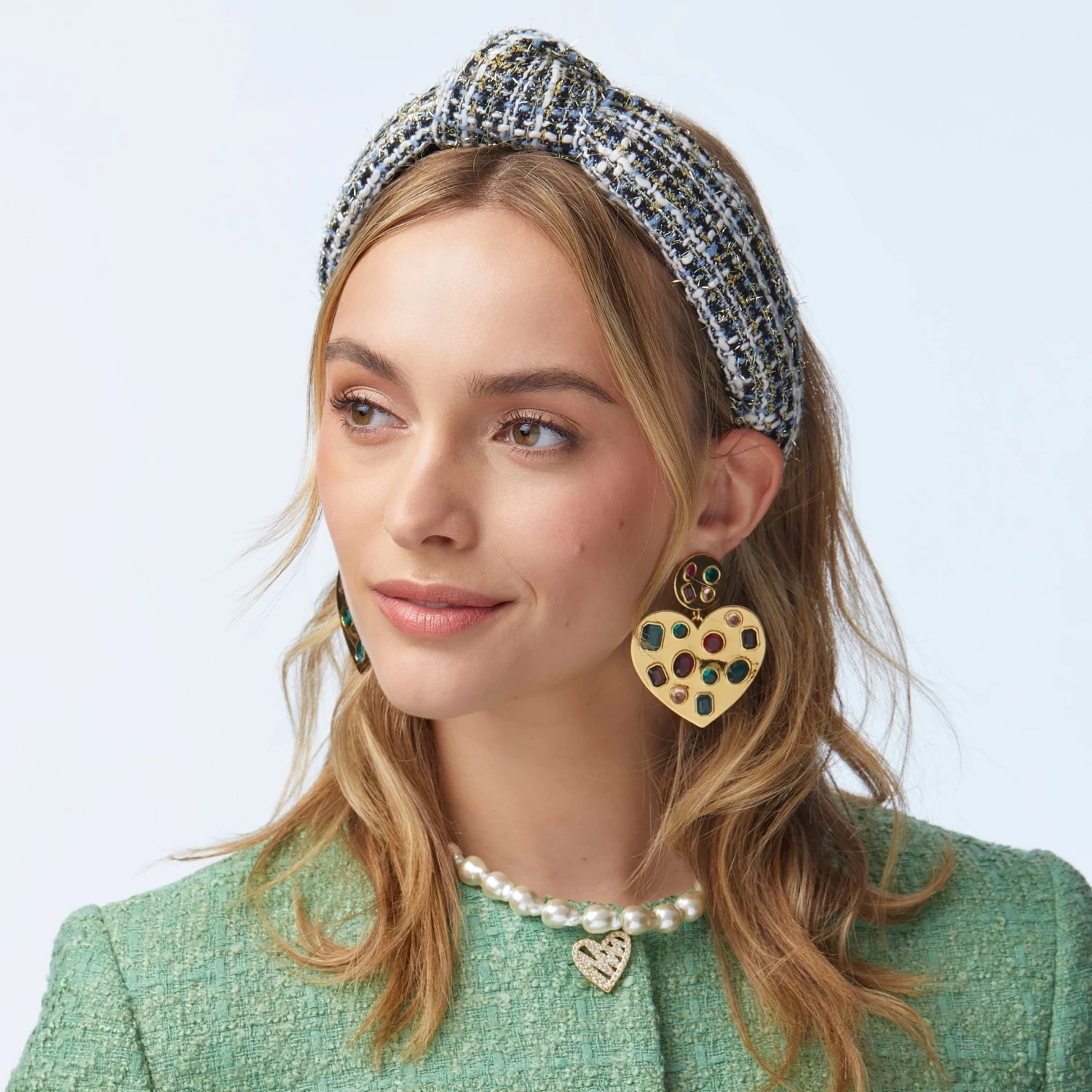 RAINBOW POP HEART CRYSTAL EARRINGS - Image 3