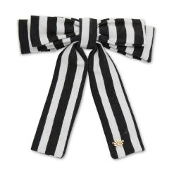 BLACK AND WHITE ANTOINETTEBOW BARRETTE