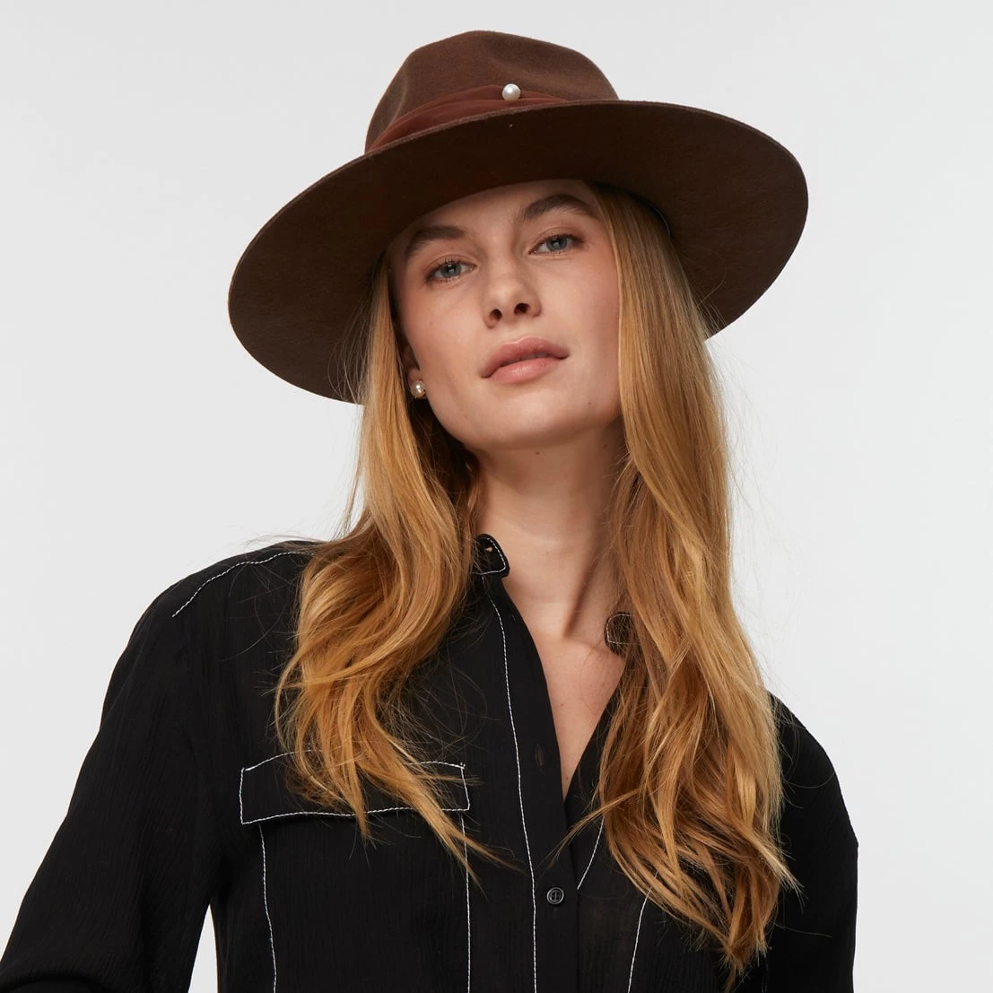WALNUT FARRAH WOOL RANCHER HAT - Image 4
