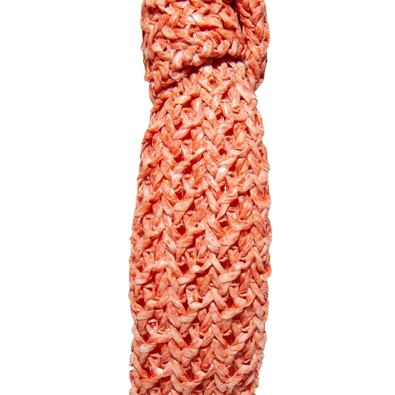 APRICOT RAFFIA KIDS KNOTTED HEADBAND - Image 2