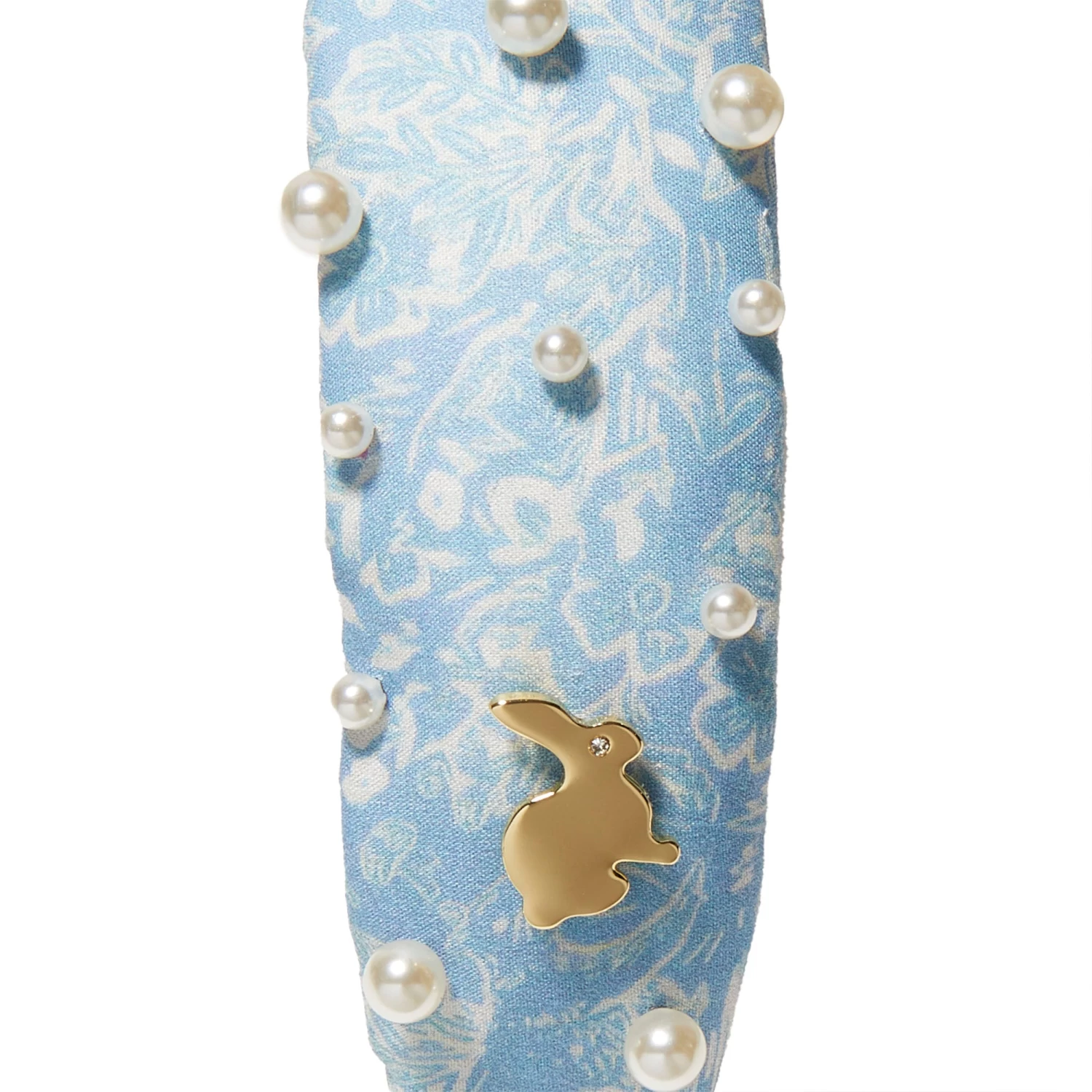 BLUE EMBELLISHED BUNNY KIDS HEADBAND - Image 2