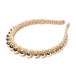 GOLD GRADUATED BEAD HEADBAND