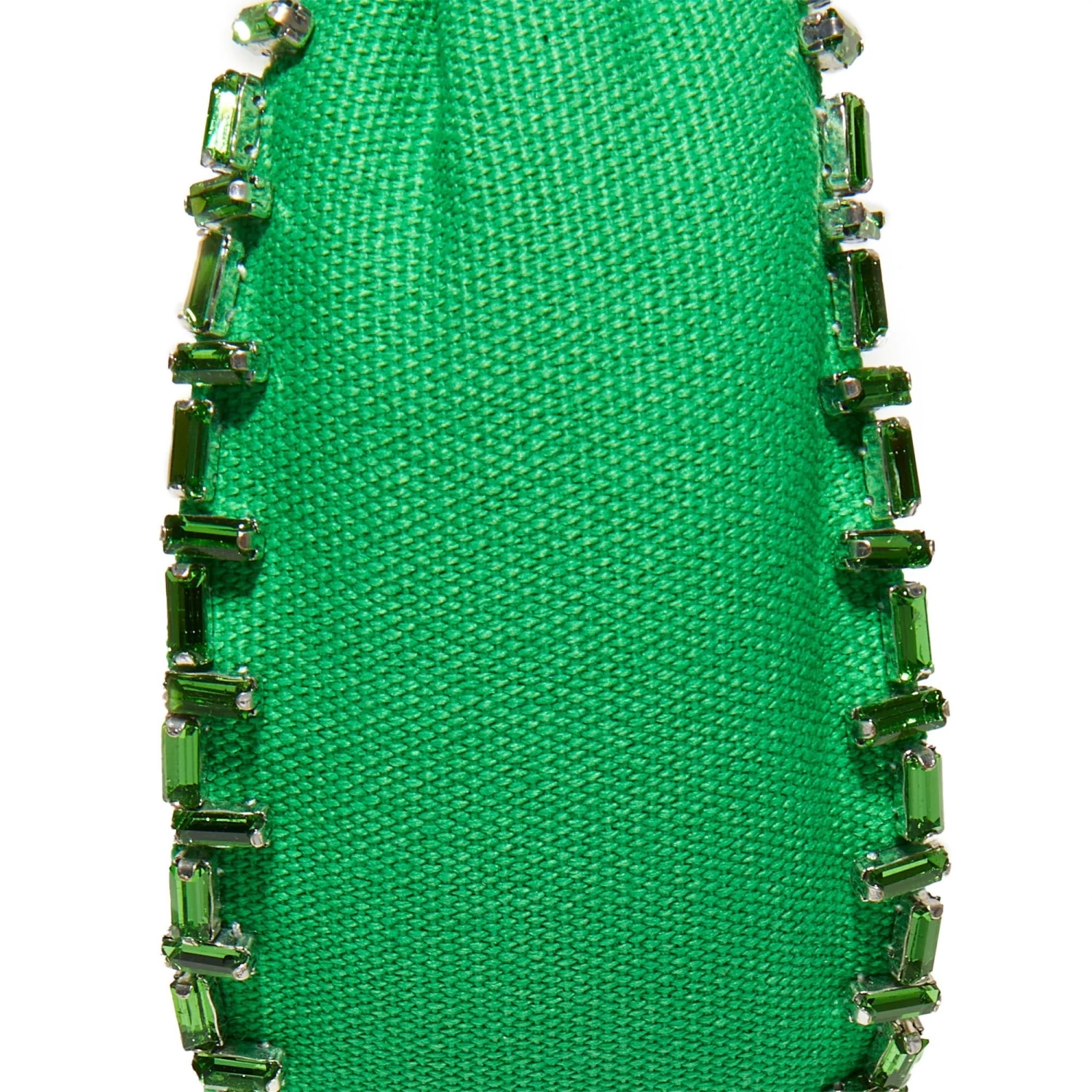GRASS GREEN CRYSTAL TRIM KNOTTED HEADBAND - Image 3