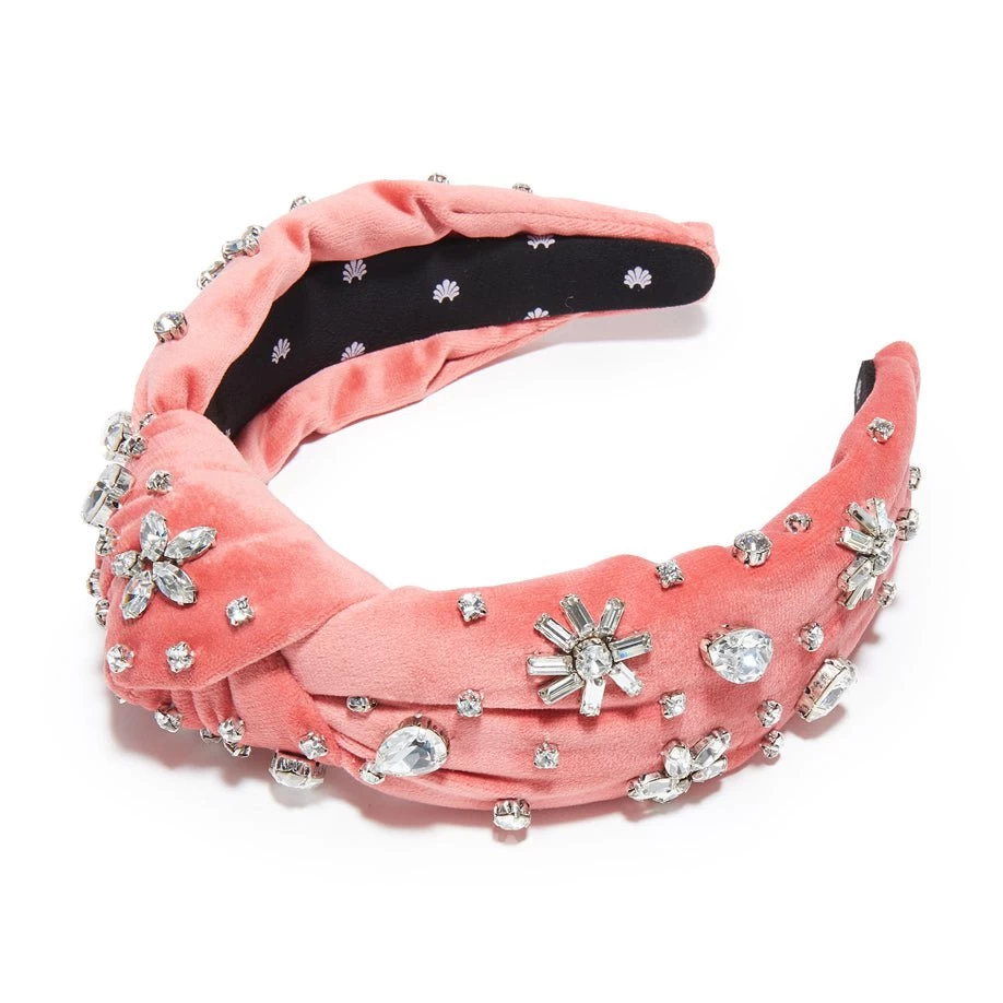 ROSE SWAROVSKI® SNOWFLAKE KNOTTED HEADBAND