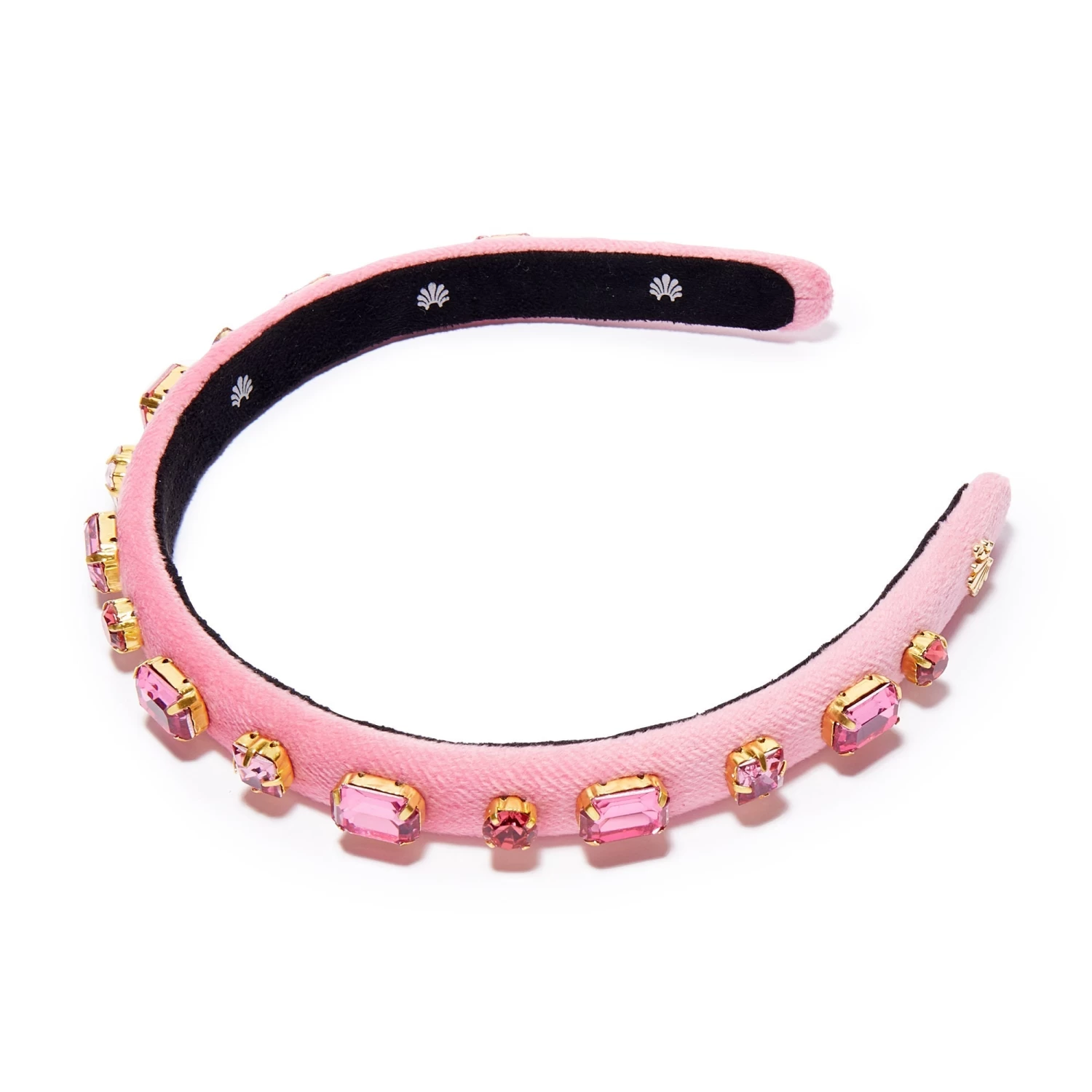 OCTOBER TOURMALINE RECTANGLE CRYSTAL VELVET GIGI HEADBAND