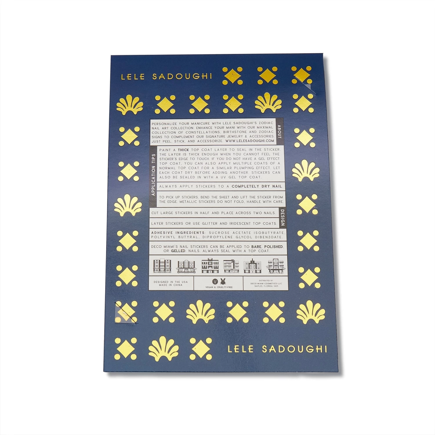 LELE X DECO BEAUTY ZODIAC & BIRTHSTONE NAIL ART STICKERS - Image 4