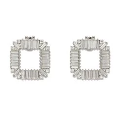 LELE X SJP CRYSTAL BAGUETTE BUCKLE SHOE CLIPS