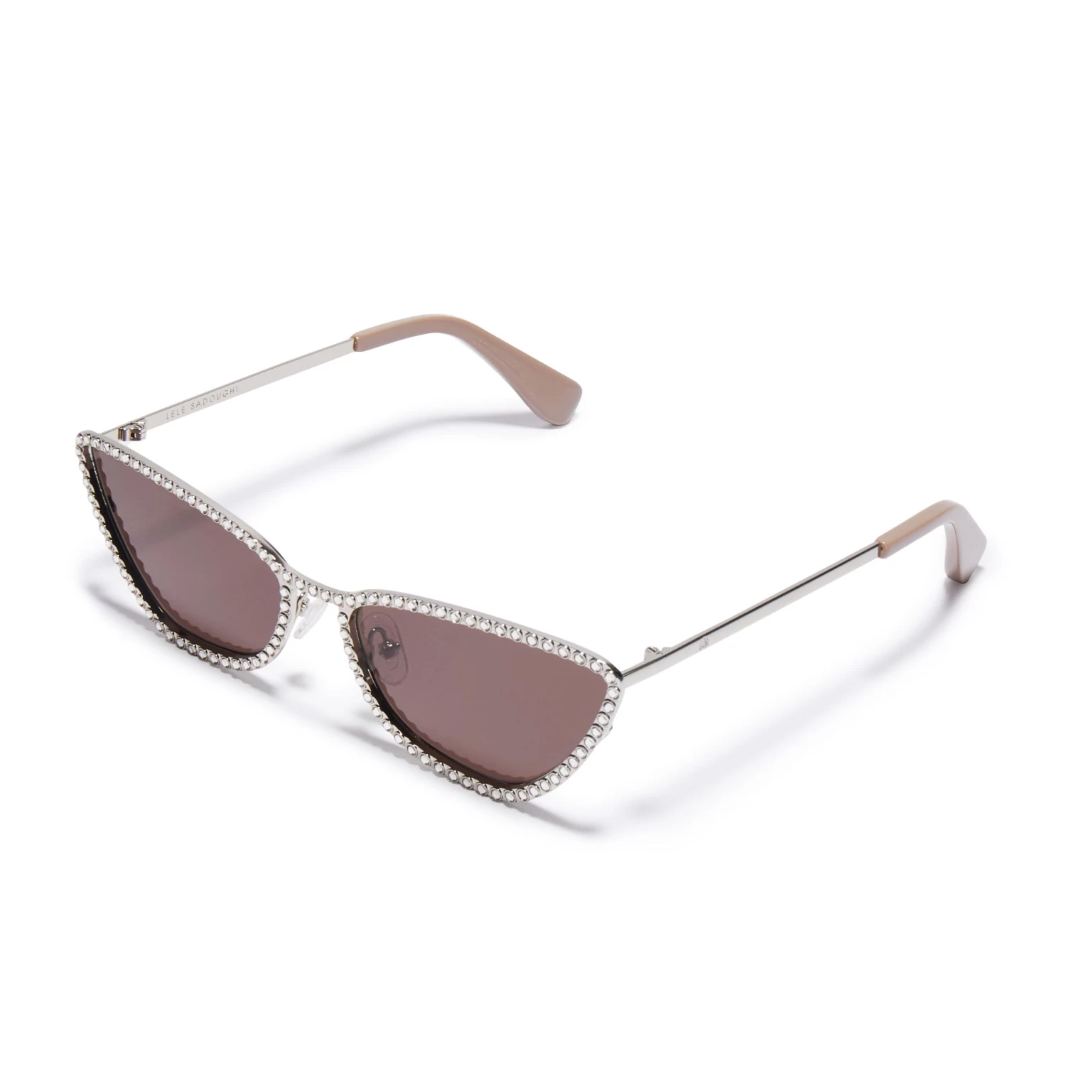 CRYSTAL DOLLY CAT EYE SUNGLASSES - Image 3