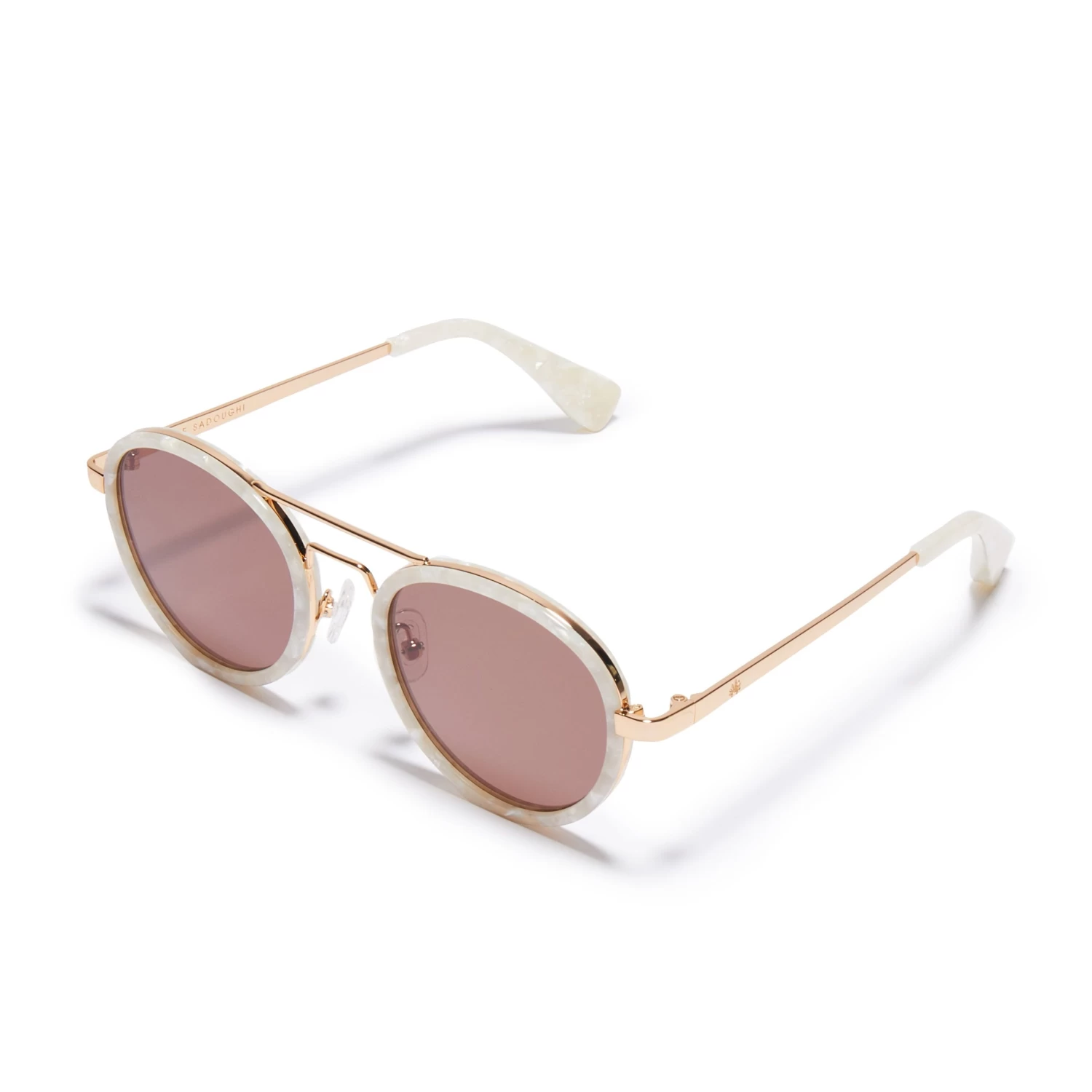 MOTHER OF PEARL DOWNTOWN AVIATOR SUNGLASSES - Image 3