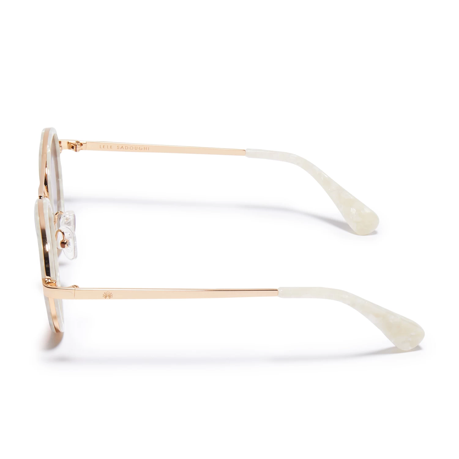 MOTHER OF PEARL DOWNTOWN AVIATOR SUNGLASSES - Image 5