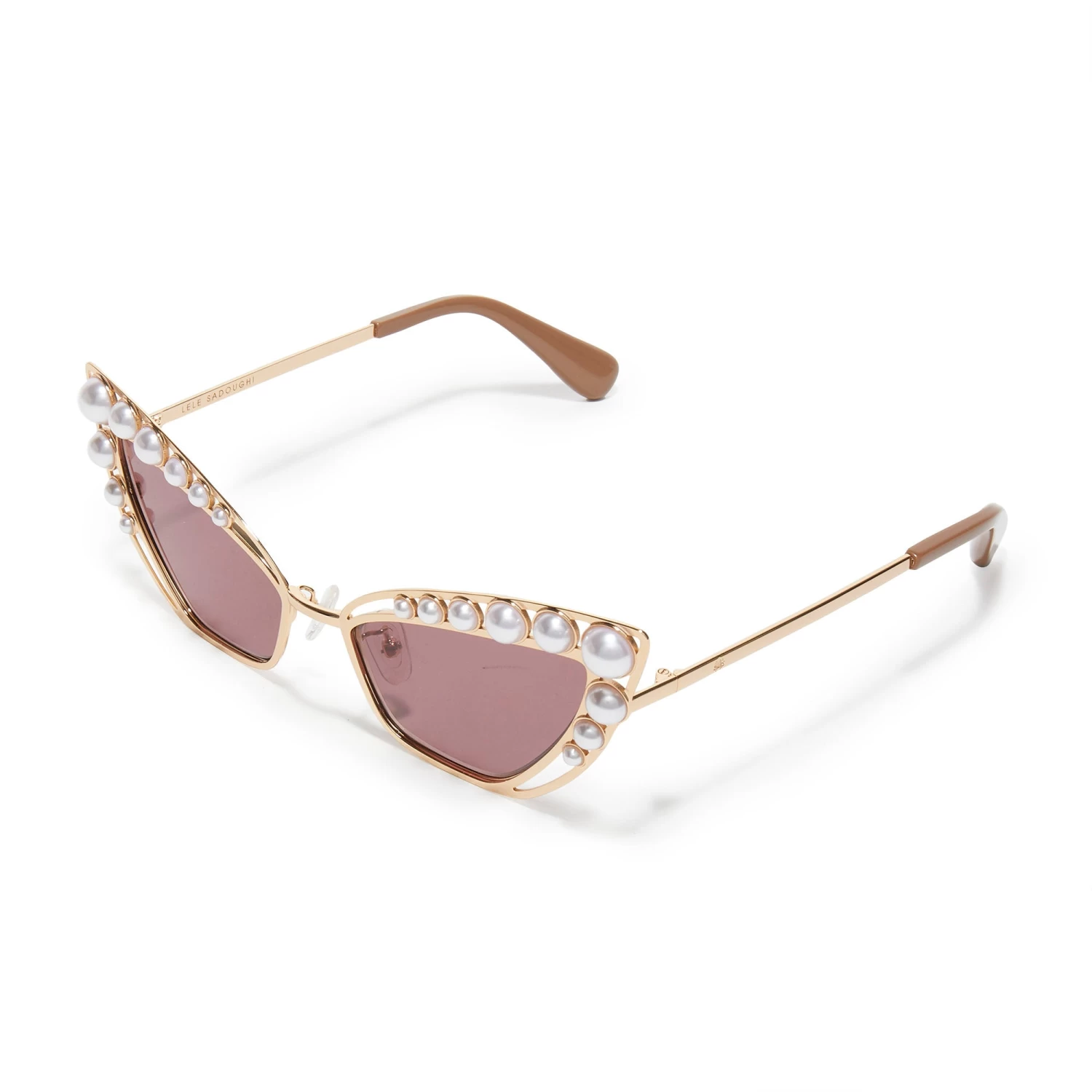 GOLD ELTON CAT-EYE SUNGLASSES - Image 3